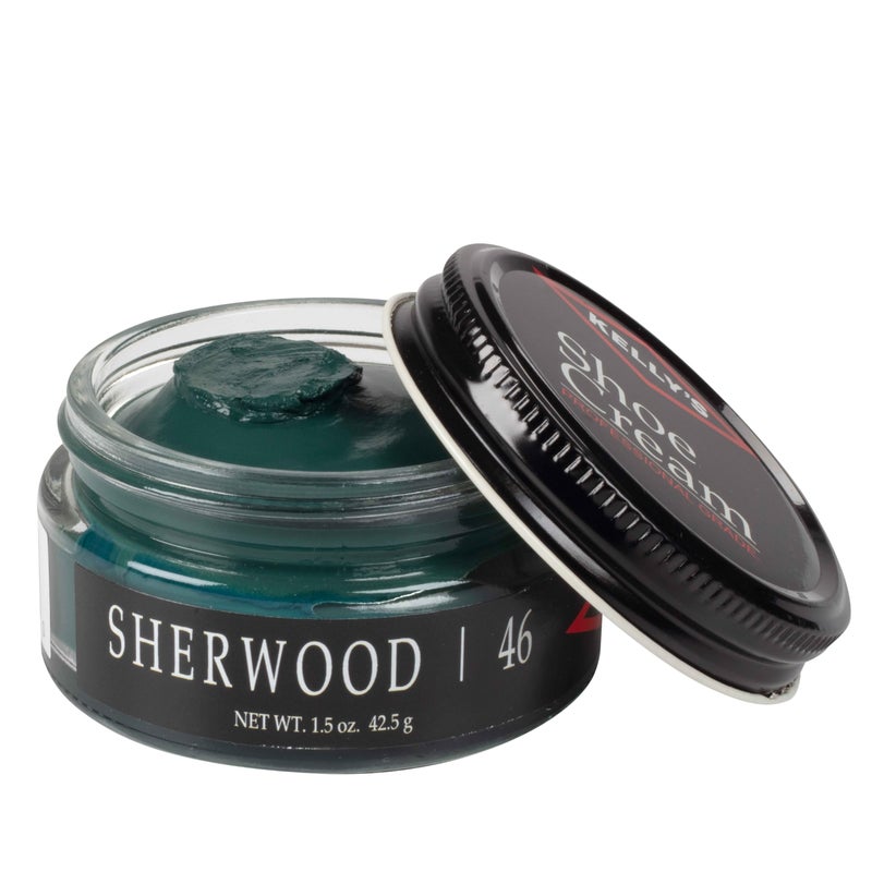 KELLYS Kelly's Sherwood Shoe Polish 1.5 oz - Professional Leather Shoe Cream - Image 1